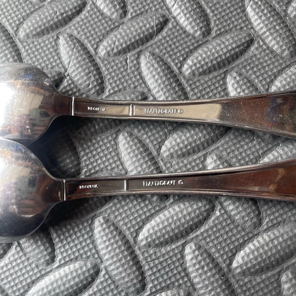7‎ PFALTZGRAFF Winterberry Holly Teaspoon Tablespoon Spoon Flatware Christmas